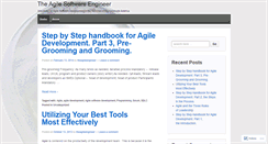 Desktop Screenshot of agilesoftwareengineer.com