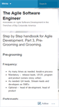 Mobile Screenshot of agilesoftwareengineer.com